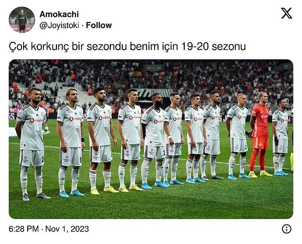 13. Beşiktaş için kötü bir dönem daha.