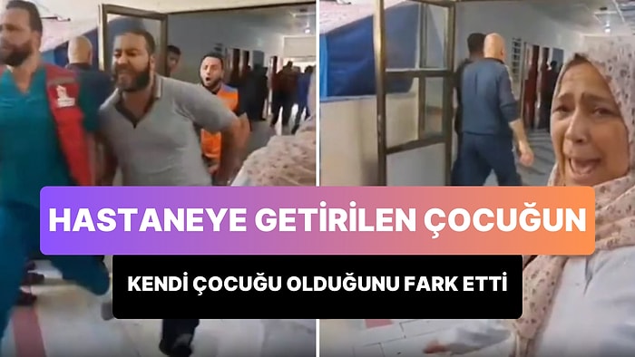 Sedye ile Hastaneye Getirilen Çocuğun Kendi Çocuğu Olduğunu Gören Filistinli Doktor Sinir Krizi Geçirdi