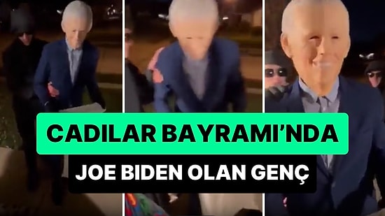 Cadılar Bayramı Kostümü Olarak ABD Başkanı Joe Biden'ı Seçen Amerikalı Genç Gündem Oldu