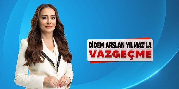 Show TV ekranlarında yayınlanan Didem Arslan Yılmaz'la Vazgeçme programında dumur eden bir olay ortaya çıktı.