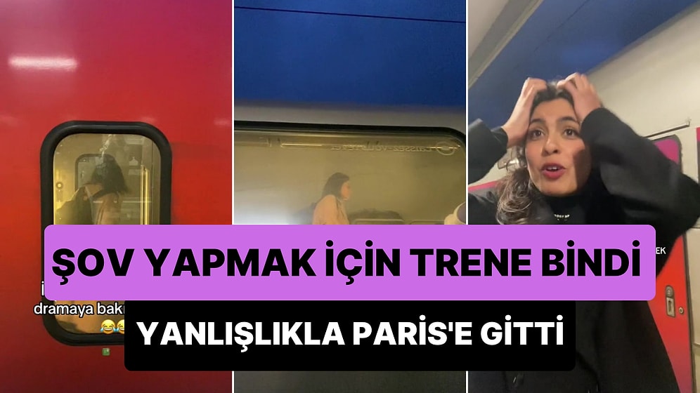 İsviçre'de Arkadaşlarına Şov Yapmak İçin Hızlıca Trene Binip İnemeyen Kadın, Yanlışlıkla Paris'e Gitti