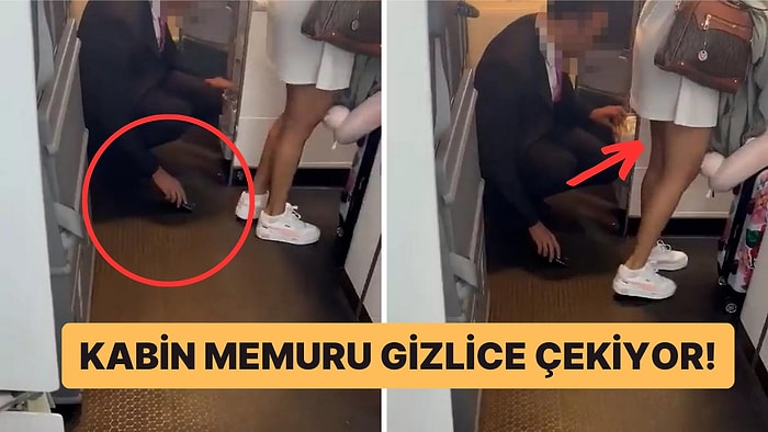 Erkek Kabin Memuru, Uçağa Binen Kadın Yolcuların Etek Altı Görüntülerini Çekerken Yakalandı