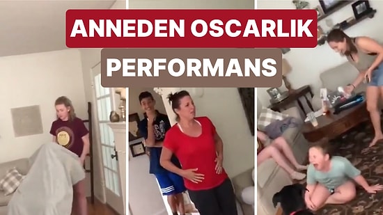 Çocuklarının Yaptığı Görünmezlik Şakasını Oscarlık Performansıyla Bambaşka Bir Boyuta Taşıyan Anne