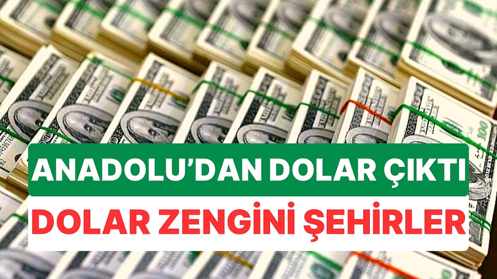 Anadolu'dan Dolar Çıktı: Dolar Zengini En Çok Döviz Alan 10 Şehir