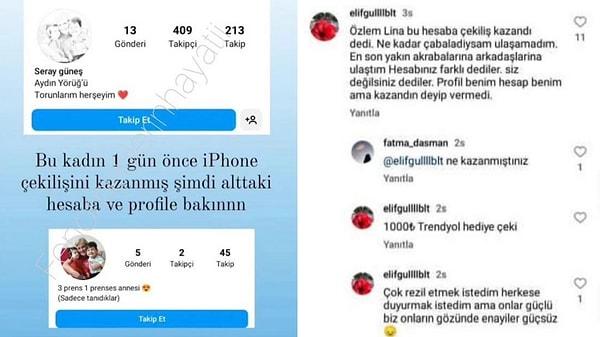 Sosyal medya kullanıcılarının çiftle ilgili paylaşımlarına da yer veren Feyza Altun, Özlem ve Tayyar Öz'ün çekiliş yapıp, kendi yönettikleri hesaplara kazandırdığını ve hemen kullanıcı adını değiştirdikleri gibi iddialar olduğunu belirtti.