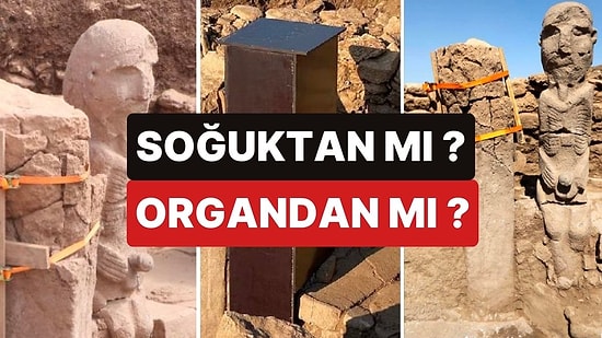Cinsel Organı Gözüken İnsan Heykeli Ahşap Kutu İle Kaplandı