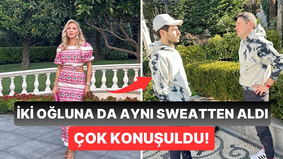Arzu Sabancı, Oğulları Hakan Sabancı ve Hacı Sabancı'yı İkiz Gibi Giydirdi! Ortaya Çıkan Görüntü Çok Konuşuldu