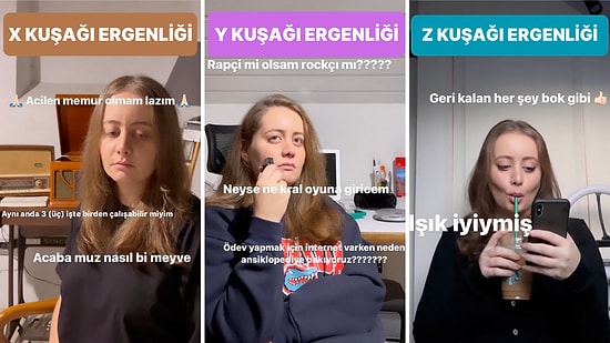 X, Y ve Z Kuşaklarının Ergenlik Dönemleriyle İlgili Tespitlerin Yapıldığı Video Viral Oldu