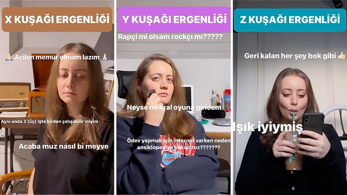 X, Y ve Z Kuşaklarının Ergenlik Dönemleriyle İlgili Tespitlerin Yapıldığı Video Viral Oldu