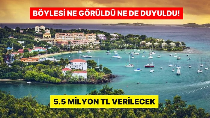 Böylesi Ne Görüldü Ne de Duyuldu: Adada Yaşayacak Çifte Dev Maaş