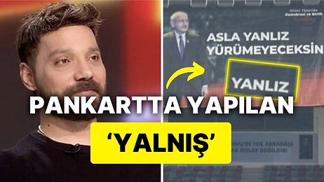 CHP Kurultayındaki Yazım Yanlışlı Pankarta Oğuzhan Uğur'dan Kapak Niteliğinde Cevap!