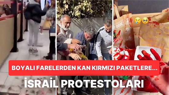 Dükkana Fare Bırakandan Paketleri Kan Kırmızısına Boyayanlara Dünyanın Dört Bir Yanından İsrail Protestoları