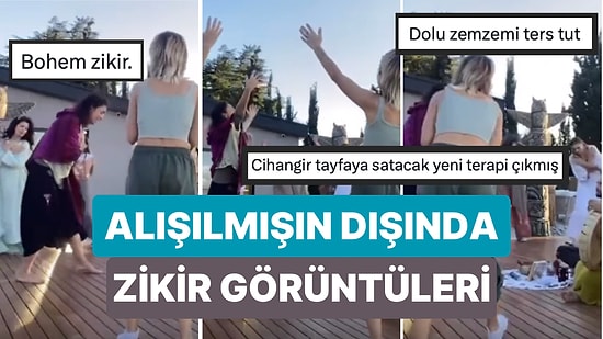 Bir Terapi Merkezinde Gerçekleştirilen Alışılmışın Dışında Zikir Görüntüleri Gündem Oldu