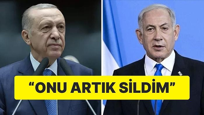 Erdoğan’dan Netanyahu Açıklası: “Artık Muhattap Almam, Sildik Attık Onu”