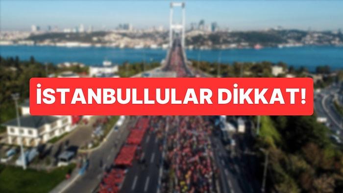 5 Kasım Pazar İstanbul'da Trafiği Kapalı Olan Yollar ve Alternatif Güzergahlar