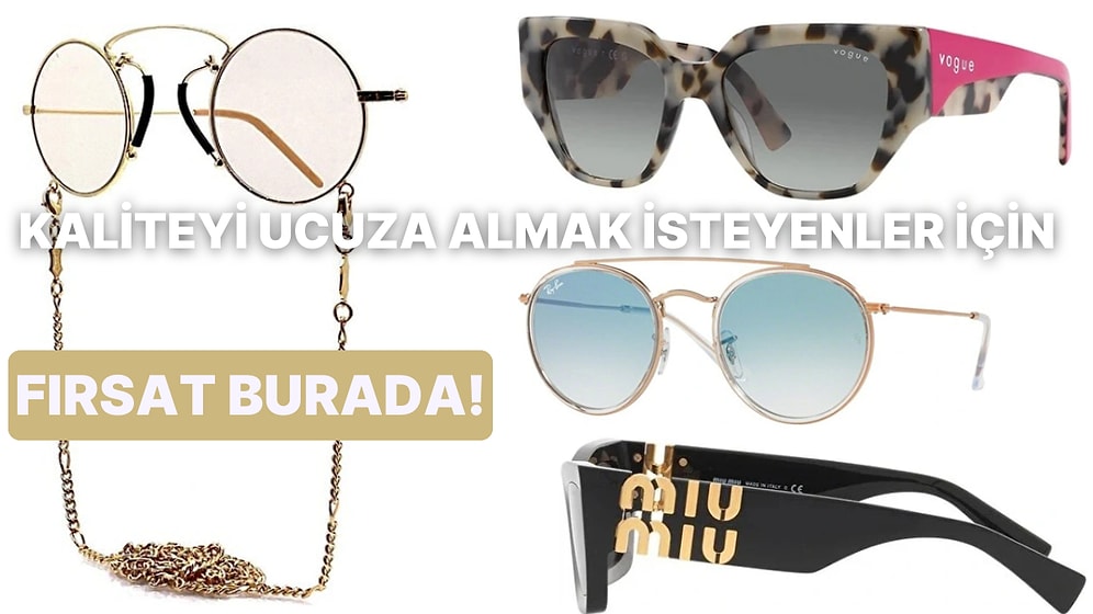 Rayban’dan Prada’ya İndirimli Marka Güneş Gözlükleri