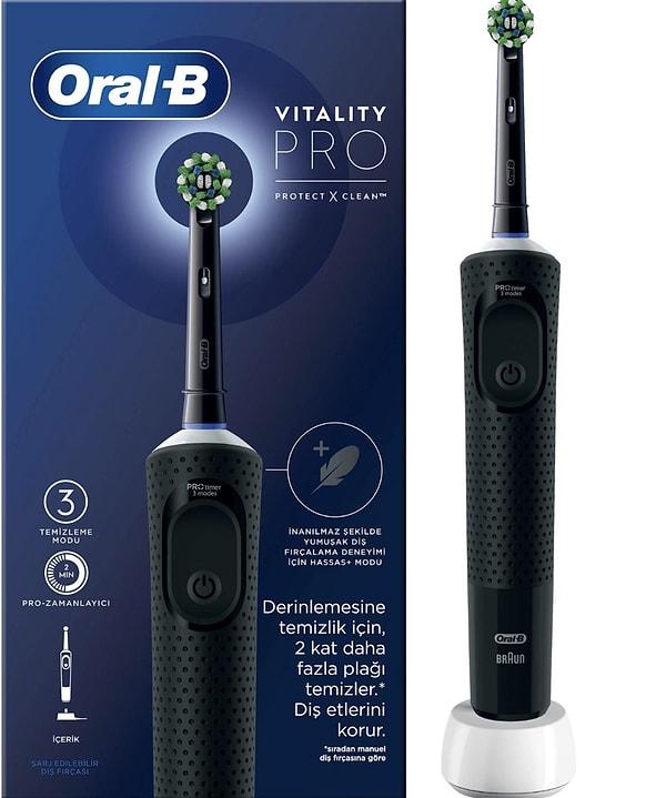 8. Oral-B D103 Vitality Pro Cross Action Şarjlı Diş Fırçası