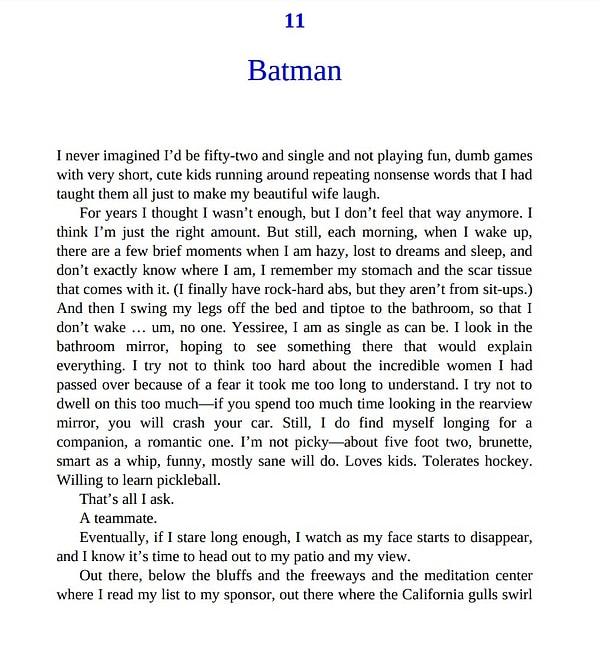 Kitabın son bölümünün adının "Batman" olması hayranlarını daha da endişelendirdi.