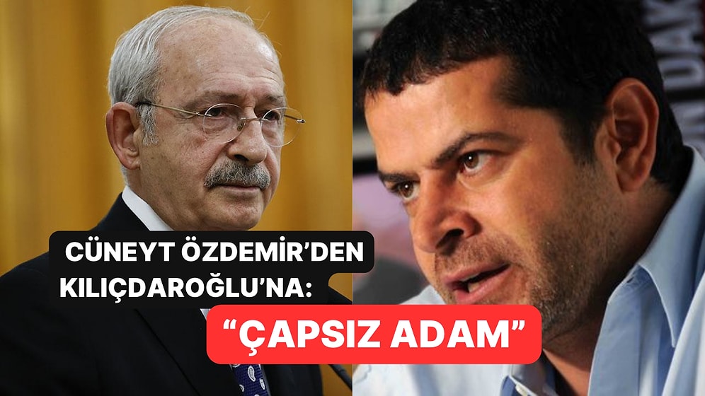 Cüneyt Özdemir, Sosyal Medya Hesabından Yaptığı Paylaşımda Kemal Kılıçdaroğlu'na 'Çapsız Adam' Dedi