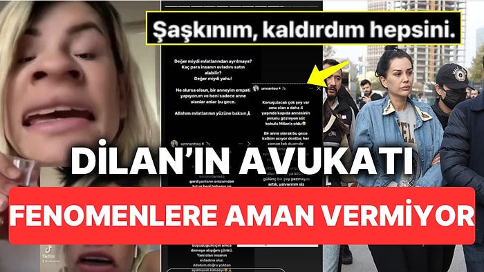 Dilan Polat'ın Tutuklanması Hakkında Paylaşım Yapan Fenomen Ümranto'ya Avukat Engeli