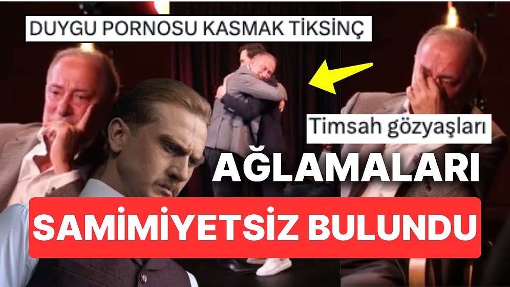 Atatürk Filmi İçin Sarılıp Ağlayan Fatih Altaylı ve Aras Bulut İynemli'nin Bu Anları Çok Samimiyetsiz Bulundu
