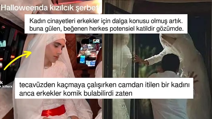 Kızılcık Şerbeti'nde Gerdek Gecesi Camdan Atılan Nursema'nın Halloween Kostümü Olarak Seçilmesi Pes Dedirtti