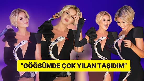 Gülben Ergen'in Yılanlı Sahne Elbisesiyle Yaptığı Gönderme Beyinleri Yaktı!