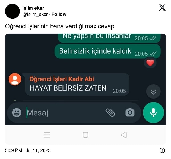 İşi felsefeye dökmüşler...