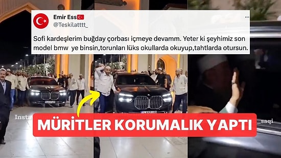 Menzil Şeyhi, 12 Milyonluk BMW ile Müritlerini Selamladı!