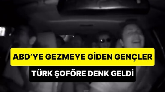 ABD'de Taksicilik Yapan Türk'ün Aracına Türk Müşteriler Binince Ortaya Efsane Görüntüler Çıktı