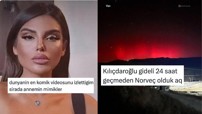 Komik Videoya Kayıtsız Kalan Anneden Ülkemizde Kuzey Işıkları'nın Görünmesine Son 24 Saatin Viral Tweetleri
