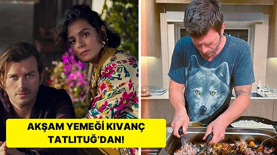 Özge Özpirinçci Arkadaşı Kıvanç Tatlıtuğ'un Yemek Yaparken Fotoğrafını Paylaştı, Ortalık Alev Aldı! 🔥