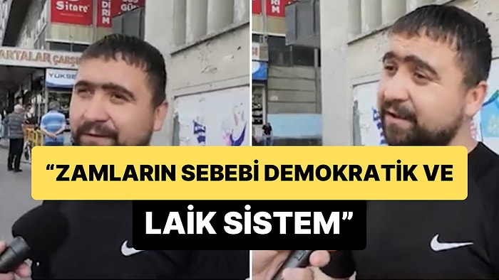 'Zamların Sebebi Demokratik ve Laik Sistem' Diyen Adam: 'Allah'a Karşı Bir Sistem Olduğu İçin Çözüm Değil'