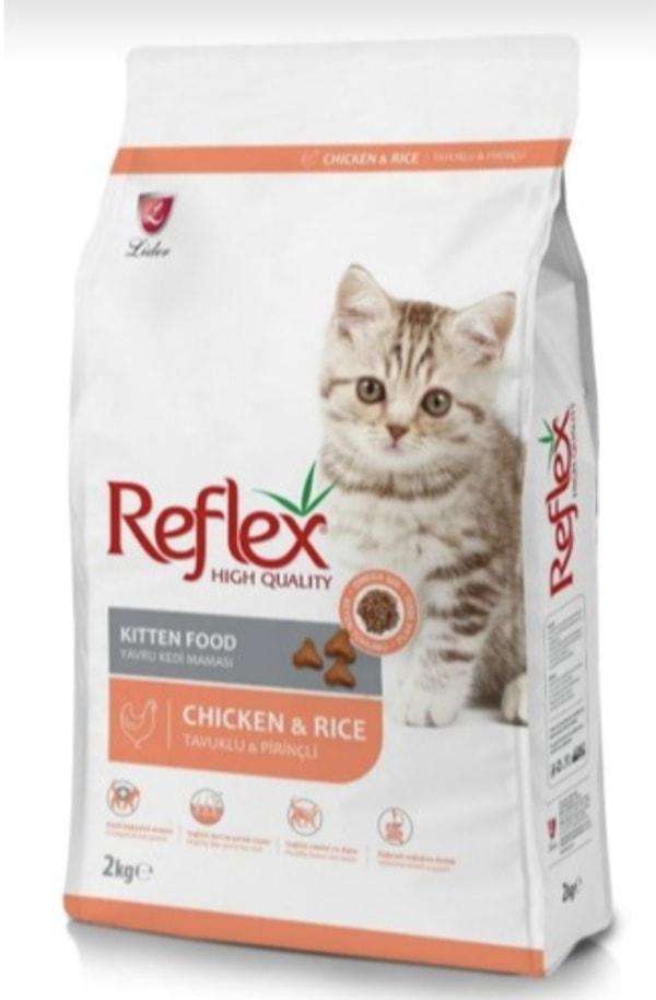 8. Reflex Tavuklu ve Pirinçli Yavru Kedi Maması