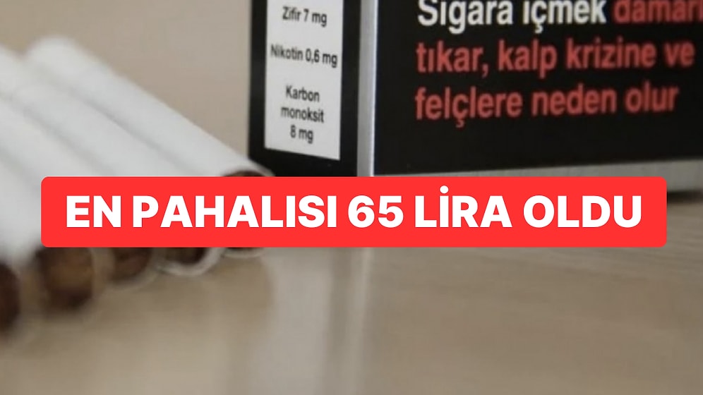 Bir Sigara Grubuna Daha Zam: En Pahalı Sigara 65 Liraya Yükseldi