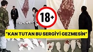 +18 Sergisi Açıldı: Gazze'deki Savaşın Acı Gerçeklerini Vurgulamak İçin Gerçek Kan Kullanıldı