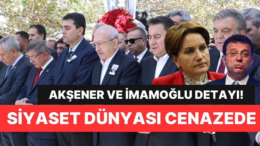 Siyaset Dünyası Ali Babacan'ın Babası Hilmi Babacan'ın Cenazesinde!