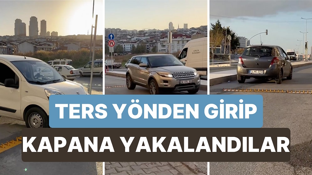 Ters Yöne Girip Kapana Yakalanan Sürücüler İçin 'Mükemmel Konuma' Sahip Lastikçi Viral Oldu