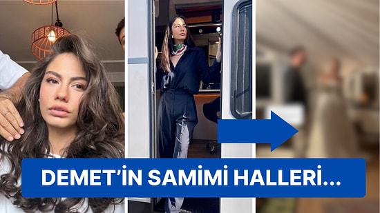 Başarılı Oyuncu Demet Özdemir'in Kamera Arkasında Paylaşılan Samimi Videosu Güldürdü!