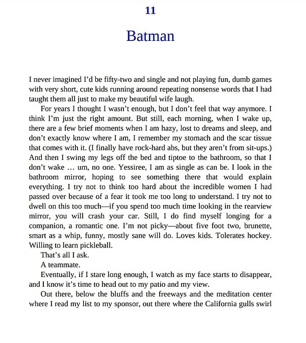 The fact that the last chapter of his book is titled 'Batman' further intensified fans' concerns.