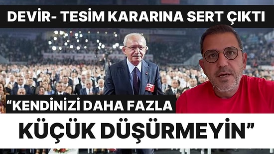 Fatih Portakal'dan Kılıçdaroğlu'na Yine Sert Sözler: "Umarım Bu Saçma Karar Doğru Değildir"