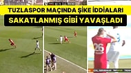 Şike İddialarıyla Anılan Keçiörengücü-Tuzlaspor Karşılaşmasında Kafaları Karıştıran İlginç Pozisyon