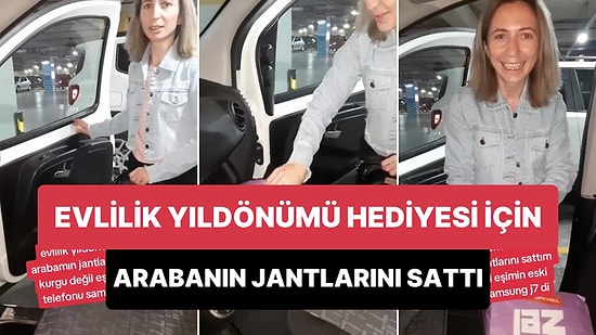 Eşine Evlilik Yıldönümü Hediyesi Alabilmek İçin Arabasının Çelik Jantlarını Satan Koca Yürekli Koca