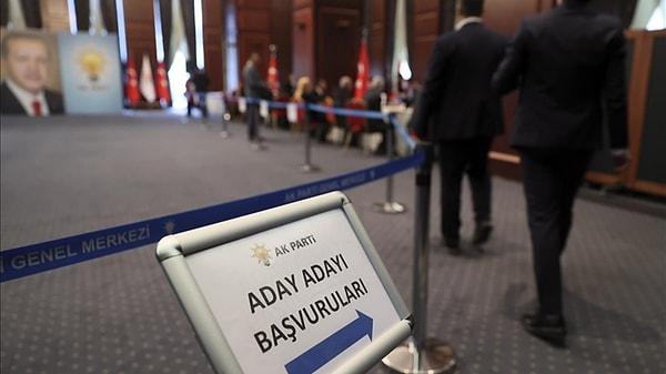 Partiler de seçim hazırlıklarına şimdiden başladı. AK Parti’de adaylık süreci bugün başladı ve 17 Kasım’a kadar sürecek.