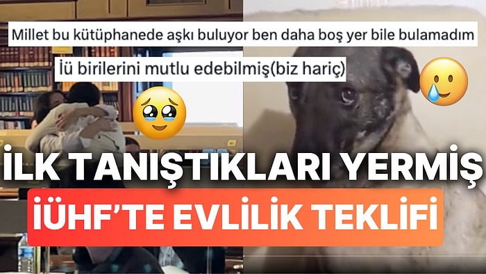 İstanbul Üniversitesi Kütüphanesindeki Evlenme Teklifi Bazılarının Hayallerini Siyah Poşete Sardırdı