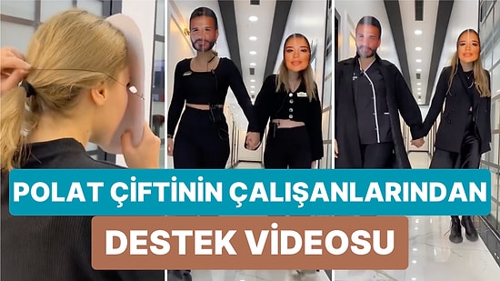 Güzellik Merkezi Çalışanları Dilan ve Engin Polat'ın Maskelerini Takarak Çifte Desteklerini Dile Getirdi