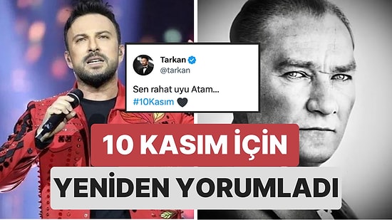 Megastar Tarkan Bestelediği 100. Yıl Marşını 10 Kasım İçin Farklı Bir Yorumla Yeniden Seslendirdi