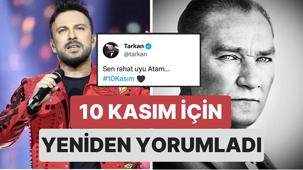 Megastar Tarkan Bestelediği 100. Yıl Marşını 10 Kasım İçin Farklı Bir Yorumla Yeniden Seslendirdi