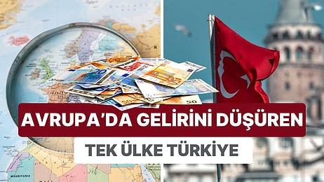 Avrupa'da Gelir Eşitsizliği Dikkat Çekerken Gelirini Düşüren Tek Ülke Türkiye Oldu