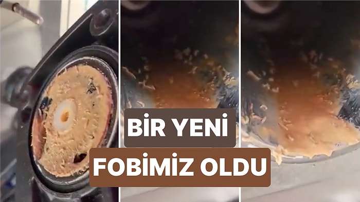 Zincir Restoranlardan Birinde Bulunan Bir Dondurma Makinesinin Kurtlu Görüntüsü Mideleri Altüst Etti